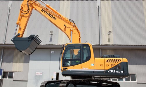 Гусеничный экскаватор Hyundai r210nlc-9s