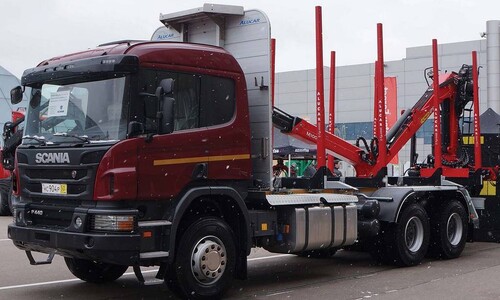 Аренда лесовоза Scania P440 6×4