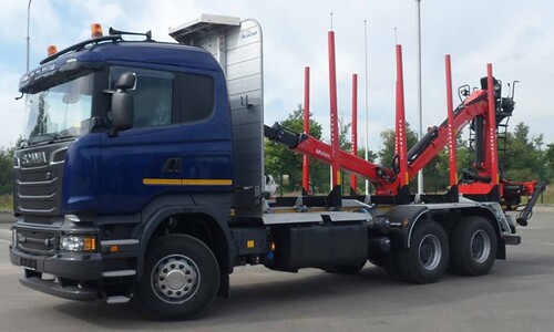Аренда лесовоза Scania R500 6x4